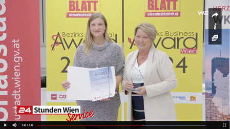 screenshot video medical award 2024 donaustadt